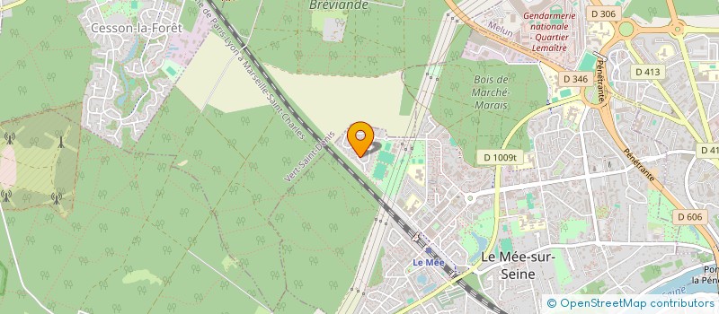 localisation de l'entreprise SCI BRUN  LE MEE-SUR-SEINE