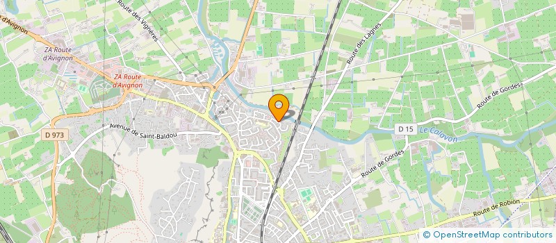 localisation de l'entreprise SCI BRUN  CAVAILLON