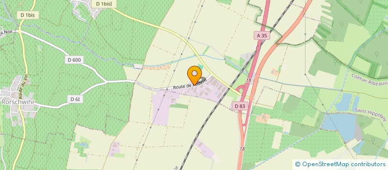 localisation de l'entreprise SCI BRUN à SAINT-HIPPOLYTE