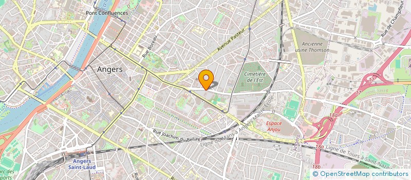 localisation de l'entreprise SCI BRUN BABAUT INVEST à ANGERS