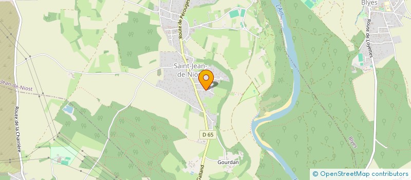 localisation de l'entreprise SCI BRUN BARIL  SAINT-JEAN-DE-NIOST