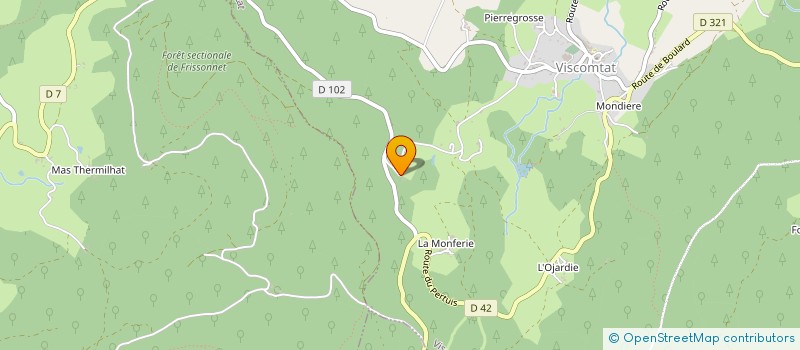 localisation de l'entreprise SCI BRUN ET FILS  CHABRELOCHE