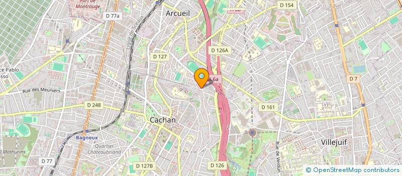 localisation de l'entreprise SCI BRUN IMMO  CACHAN