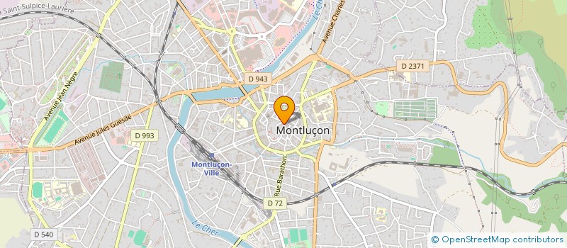 localisation de l'entreprise SCI BRUN IN'T HOUT à MONTLUCON