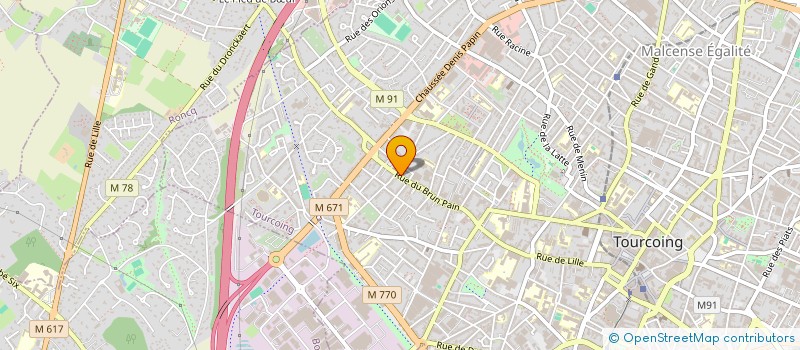 localisation de l'entreprise SCI BRUN PAIN 208  TOURCOING