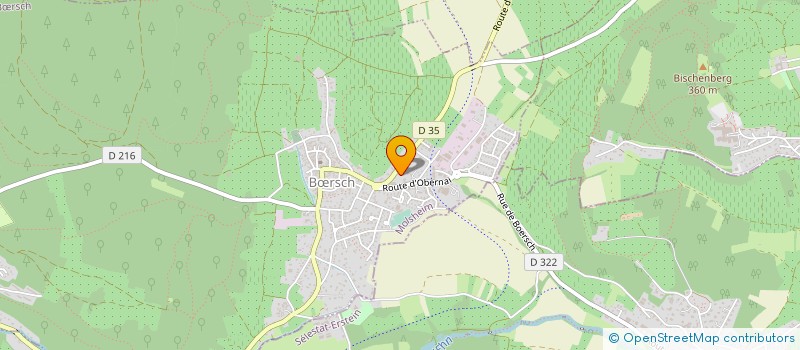 localisation de l'entreprise SCI BRUN PALISSANDRE  BRSCH