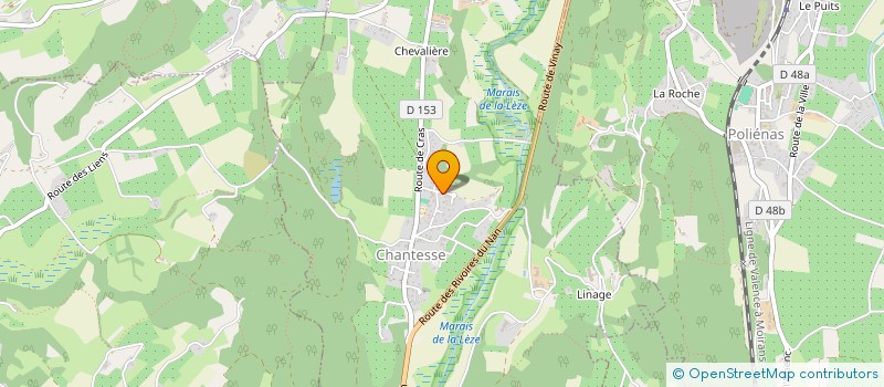 localisation de l'entreprise SCI BRUNA-ROSSO  CHANTESSE