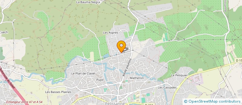 localisation de l'entreprise SCI BRUNA-SINGER  PELISSANNE