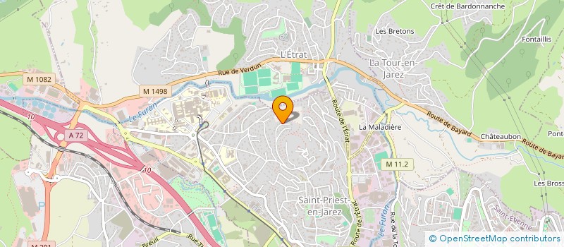 localisation de l'entreprise SCI BRUNA SJL  SAINT-PRIEST-EN-JAREZ