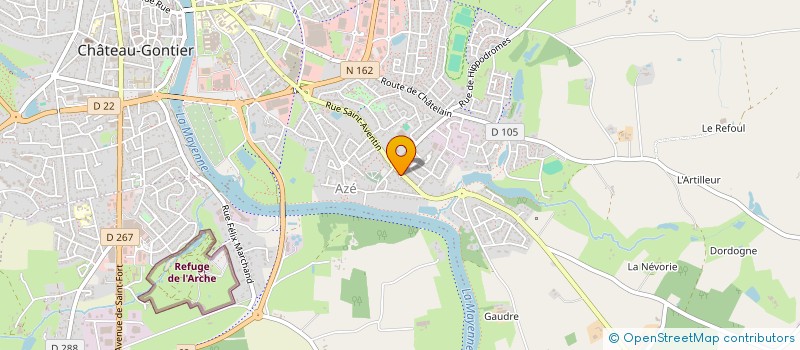 localisation de l'entreprise SCI BRUNARD  CHATEAU-GONTIER-SUR-MAYENNE