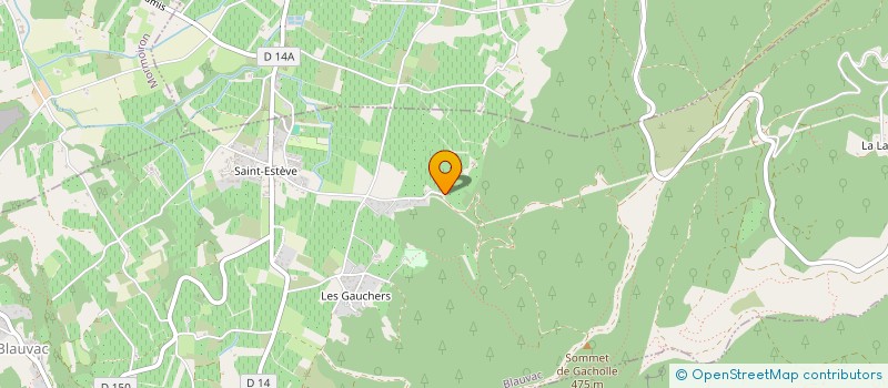 localisation de l'entreprise SCI BRUNARD  BLAUVAC