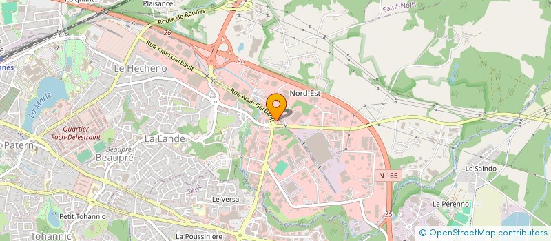 localisation de l'entreprise SCI BRUNATHY à VANNES