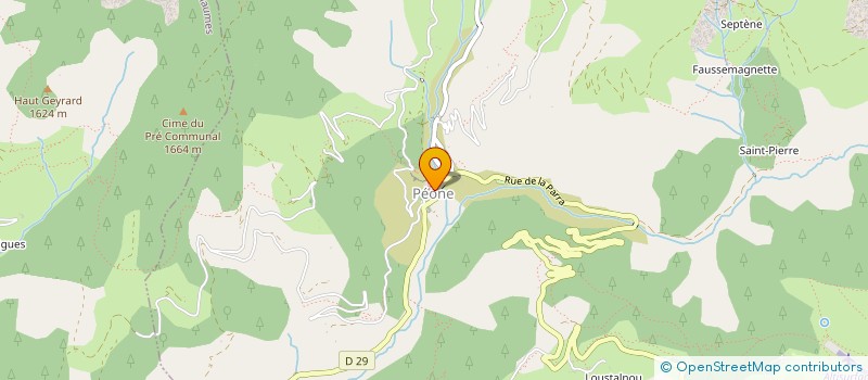 localisation de l'entreprise SCI BRUNAU  PEONE