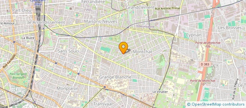 localisation de l'entreprise SCI BRUNAUD BIS  LYON