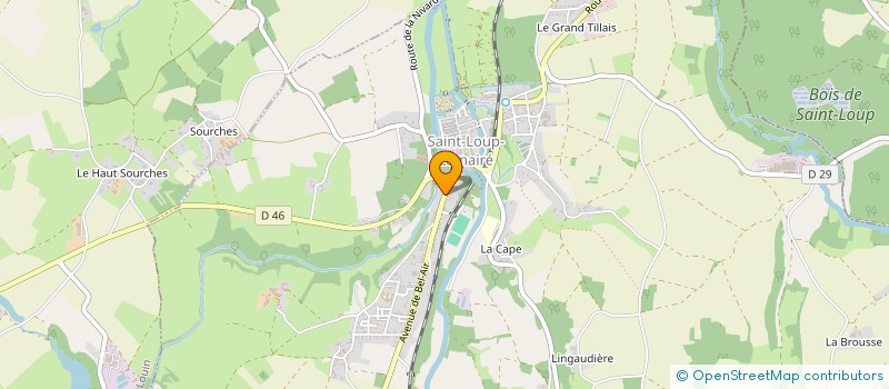 localisation de l'entreprise SCI BRUNDISY  SAINT-LOUP-LAMAIRE