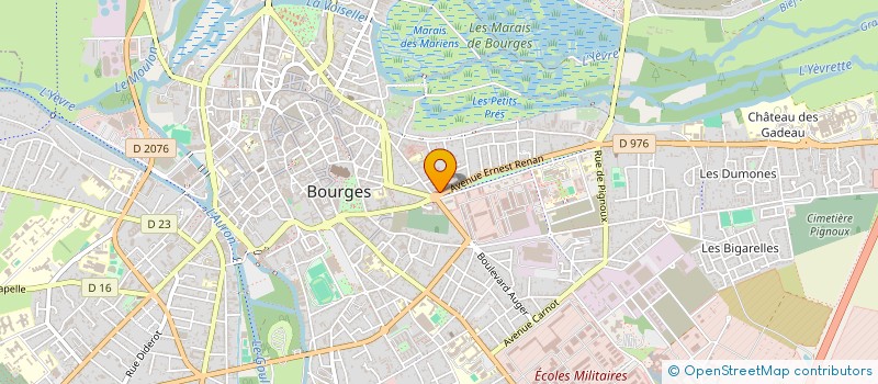 localisation de l'entreprise SCI BRUNDOMAINE  BOURGES