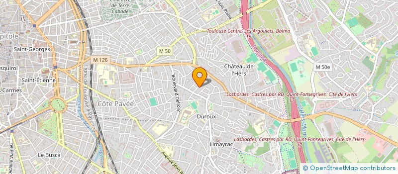 localisation de l'entreprise SCI BRUNE à TOULOUSE