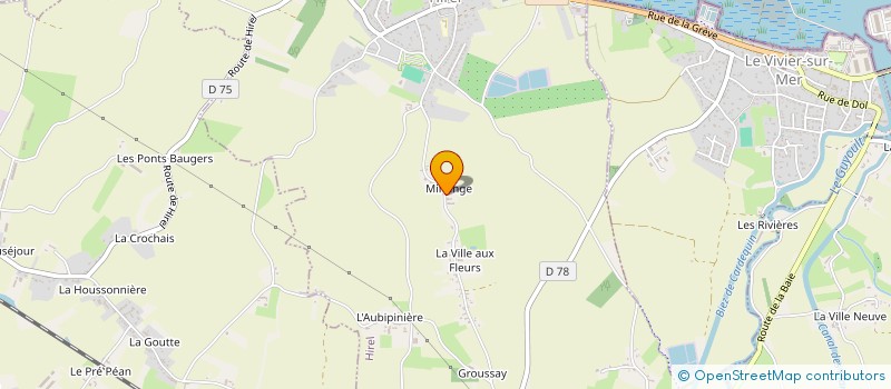 localisation de l'entreprise SCI BRUNE  HIREL