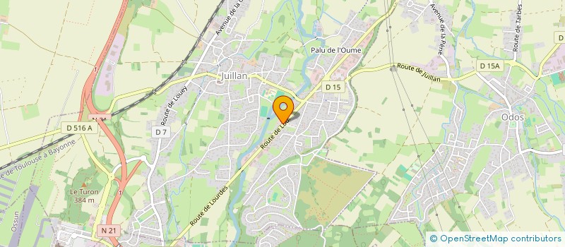 localisation de l'entreprise SCI BRUNE & FILLES  JUILLAN