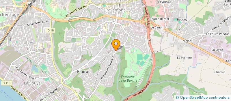 localisation de l'entreprise SCI BRUNEAUD IMMOBILIER  FLOIRAC