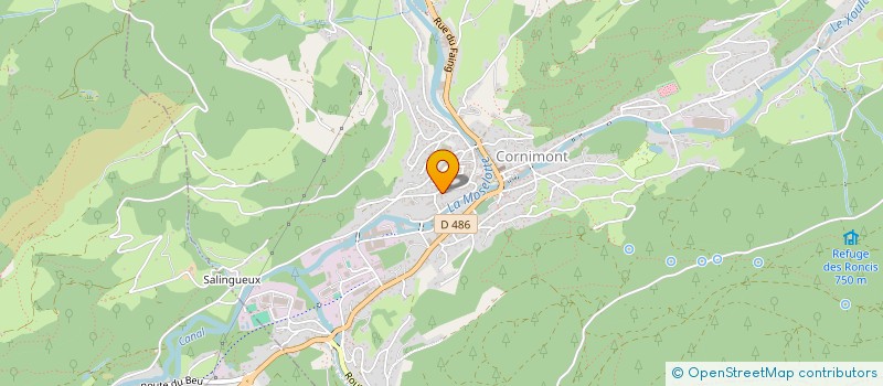 localisation de l'entreprise SCI BRUNEEL-GOMES  CORNIMONT