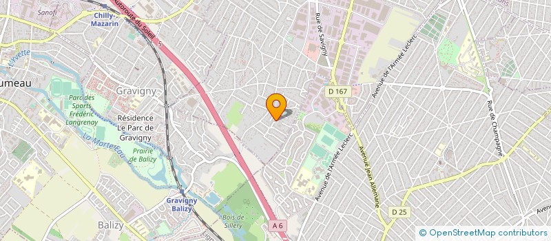 localisation de l'entreprise SCI BRUNEL  MORANGIS