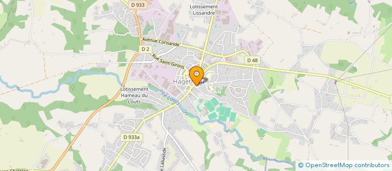 localisation de l'entreprise SCI BRUNEL  HAGETMAU