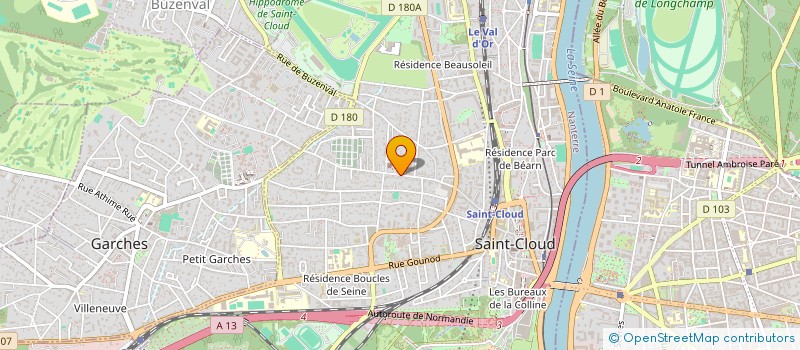 localisation de l'entreprise SCI BRUNEL-ETOILE à SAINT-CLOUD