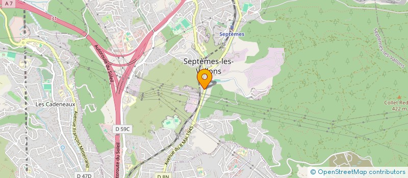 localisation de l'entreprise SCI BRUNEL LE ROY  SEPTEMES-LES-VALLONS