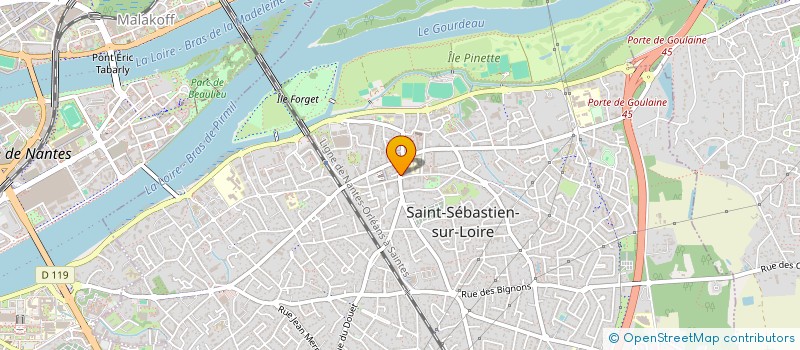 localisation de l'entreprise SCI BRUNELAT à SAINT-SEBASTIEN-SUR-LOIRE