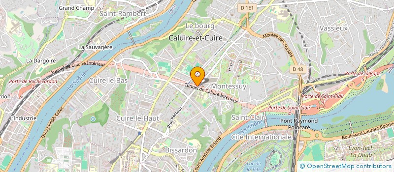 localisation de l'entreprise SCI BRUNELE  CALUIRE-ET-CUIRE