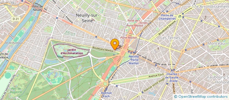 localisation de l'entreprise SCI BRUNEROCHE à NEUILLY-SUR-SEINE