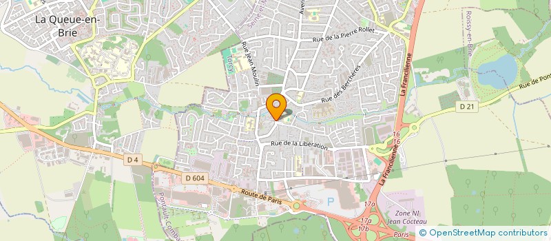 localisation de l'entreprise SCI BRUNET  PONTAULT-COMBAULT