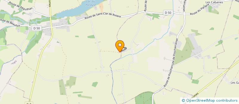 localisation de l'entreprise SCI BRUNET  SAINTE-FOY-DE-PEYROLIERES