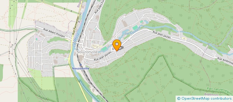 localisation de l'entreprise SCI BRUNET  NOUZONVILLE