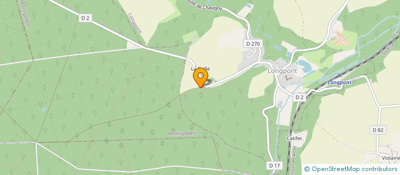 localisation de l'entreprise SCI BRUNET DELAITRE DORE DUVAL  LONGPONT