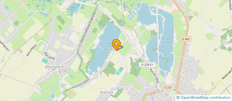 localisation de l'entreprise SCI BRUNET DUNKERQUE  BREMES