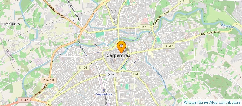 localisation de l'entreprise SCI BRUNET FRERES  CARPENTRAS