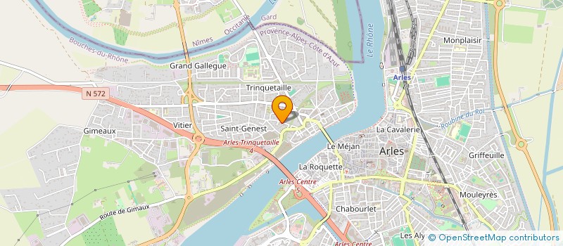 localisation de l'entreprise SCI BRUNET-MICHELOT à ARLES