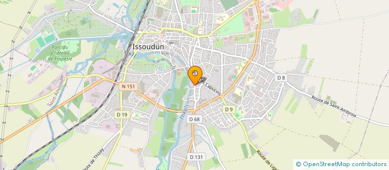 localisation de l'entreprise SCI BRUNET PERE ET FILS à ISSOUDUN
