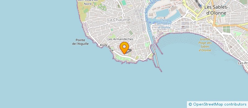 localisation de l'entreprise SCI BRUNET YAOUANG à LES SABLES D'OLONNE