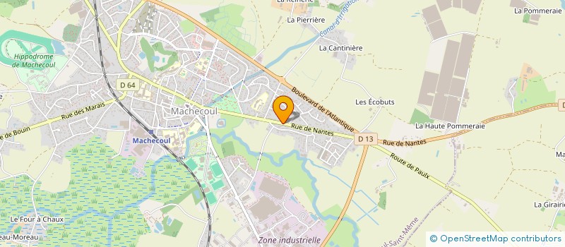 localisation de l'entreprise SCI BRUNETEAU CASSARD  MARNE (LA)