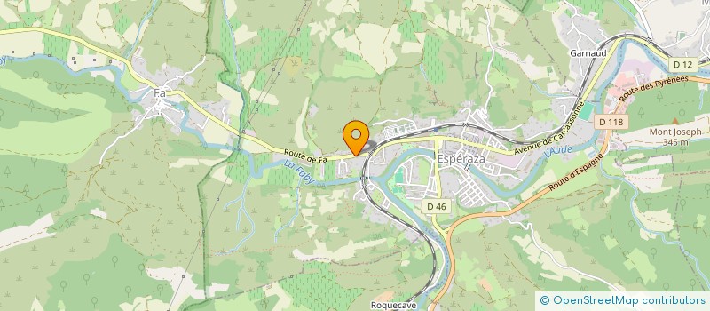 localisation de l'entreprise SCI BRUNETON  ESPERAZA