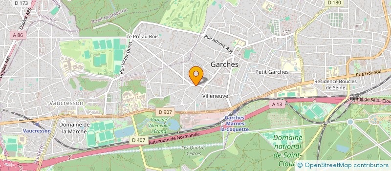 localisation de l'entreprise SCI BRUNEVAL à GARCHES