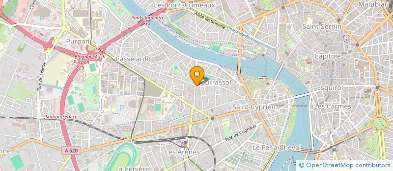 localisation de l'entreprise SCI BRUNHES-FONTAINES à TOULOUSE