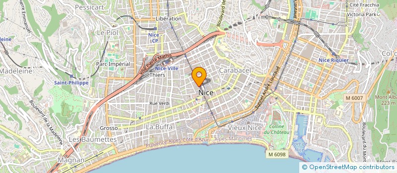 localisation de l'entreprise SCI BRUNICA à NICE