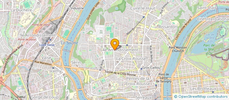 localisation de l'entreprise SCI BRUNIER-VETO  LYON