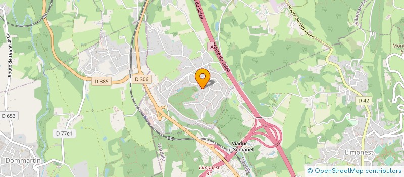 localisation de l'entreprise SCI BRUNIMMO  LES CHERES