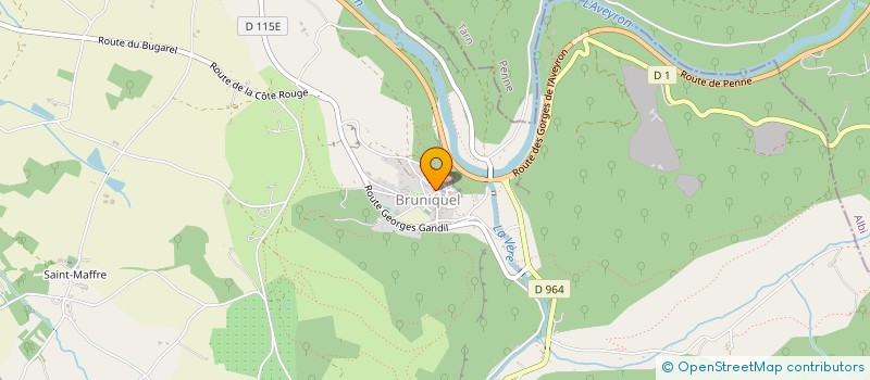 localisation de l'entreprise SCI BRUNIMMO  BRUNIQUEL