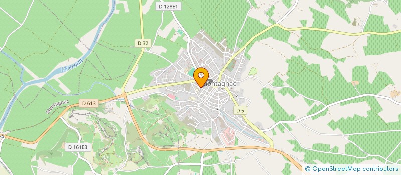 localisation de l'entreprise SCI BRUNO  MONTAGNAC